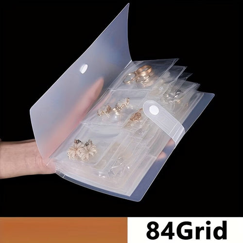 JEWELLERY STORAGE BOOK WITH 84 SLOTS