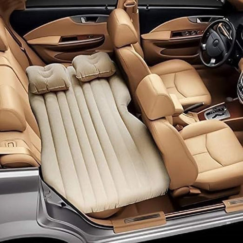 CAR INFLATABLE SOFA(GREY,BLACK,BEIGE) Car Inflatable Bed with Pump & 2 Air Pillow