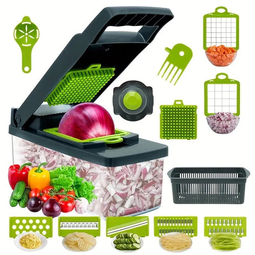 16 IN 1 VEGETABLE CUTTER 16 IN 1 FOOD PROCESSOR 16PCS VEGETABLE CUTTER SET